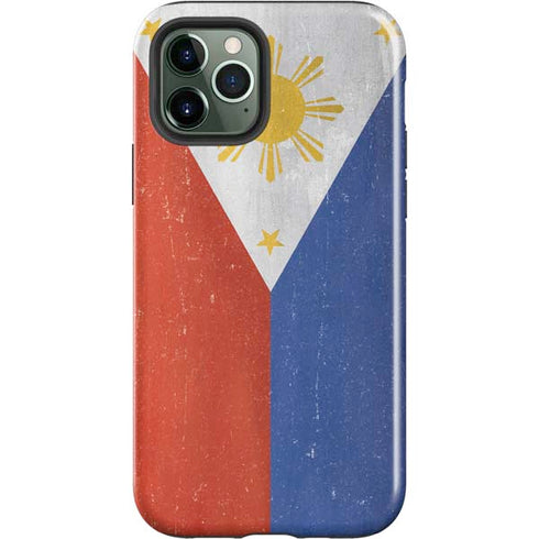 Philippines Flag Distressed iPhone 12 Pro Max Impact Case